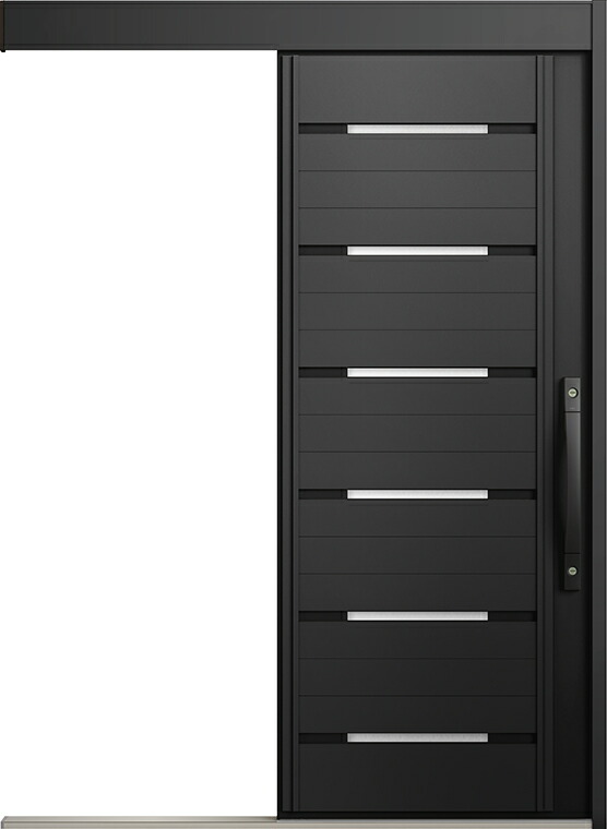 エルムーブ2 一本引き L26型 アルミ色 カザスプラス仕様 呼称：183 W：1,838mm × H：2,150mm スライディングドア LIXIL リクシル TOSTEM トステム