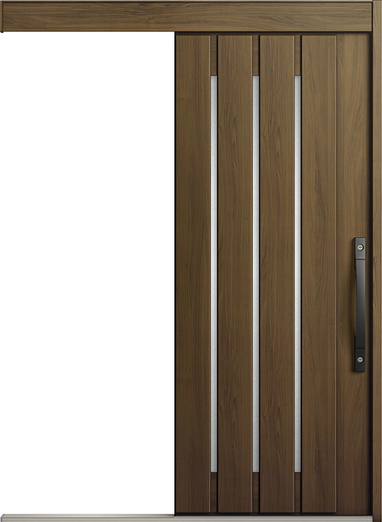 エルムーブ2 防火戸 一本引き L29型 木目調 手動タイプ 呼称：183 W：1,838mm × H：2,150mm スライディングドア LIXIL リクシル TOSTEM トステム