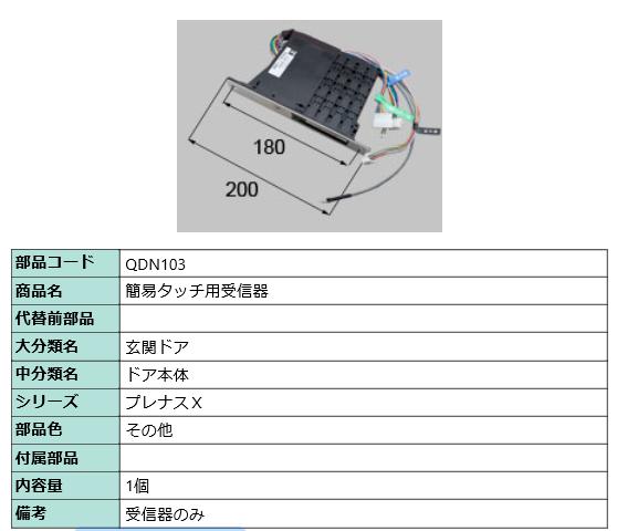 リクシル 部分品 飾り気の無い触れ合う用受付器 QDN103 LIXIL トステム 検査と修理