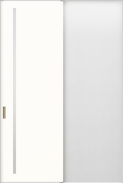 ラフィス 上吊方式 片引戸標準 / ライン枠 鍵なし仕様 デザイン：RGV H：2,400mm LIXIL リクシル TOSTEM トステム