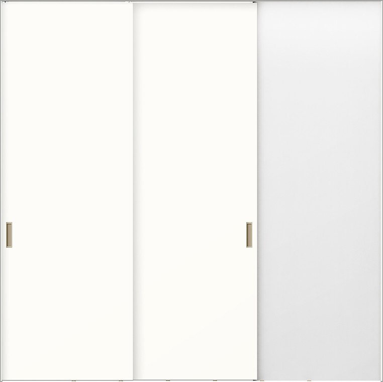 ラフィス 上吊方式 片引戸2枚建て / ライン枠 デザイン:RAA 2424 W:2,429mm × H:2,400mm LIXIL リクシル TOSTEM トステム