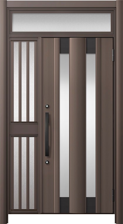 リシェント部屋の入り口部屋の入り口3 軽銀遣りくち / 手動 片袖飾りつけ-中桟付き郵便受けなし_ランマ付き添い人 C14N型(軽銀色) 特注 W：977～1,446粍 × H：1,973～2,600粍 LIXIL TOSTEM