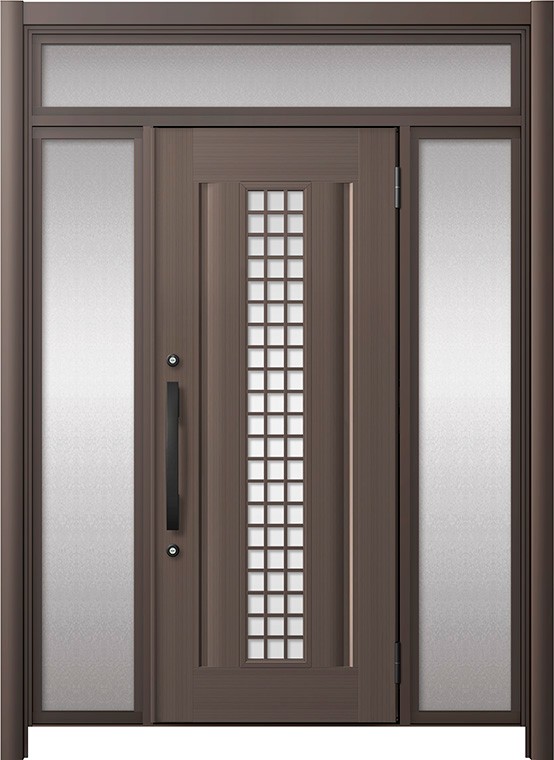 リシェント部屋の入り口部屋の入り口3 軽銀遣りくち / 手動 両袖_ランマ付き添い人 C20N型(軽銀色) 特注 W：1,054～1,895粍 × H：1,973～2,600粍 LIXIL TOSTEM