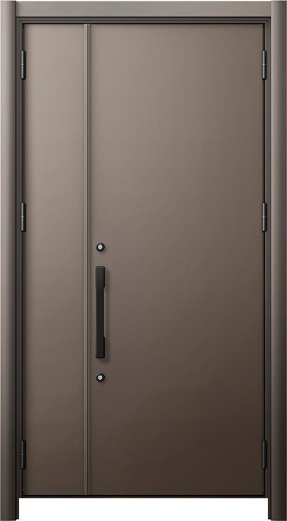 リシェント 玄関ドア3 防火 K2仕様 M17型 アルミ色 親子 / 子扉採光なし 特注サイズ W：928～1,244mm × H：1,839～2,356mm カバー工法 LIXIL TOSTEM 210,740円