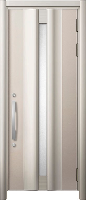 リシェント 部屋の入り口部屋の入り口3 高断熱遣りくち / 非防火 12N型 軽銀色 片くい違い 特注大きさ W：822～943粍 × H：1,841～2,356粍 取りまかなう工法 LIXIL リクシル TOSTEM トステム