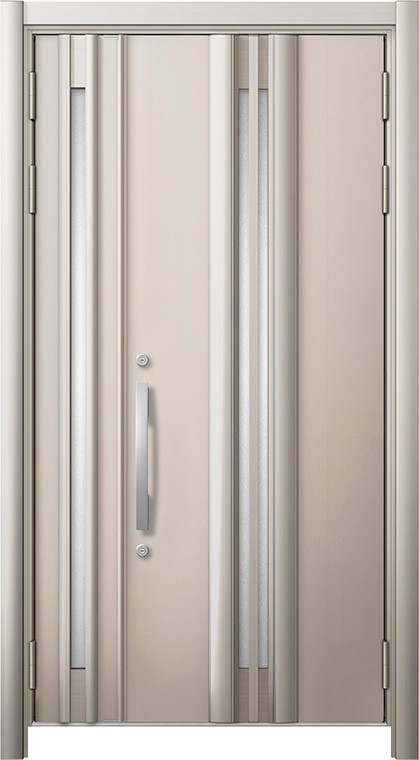リシェント 部屋の入り口部屋の入り口3 高断熱遣りくち / 非防火 13N型 軽銀色 親子 特注大きさ W：1,040～1,361粍 × H：1,841～2,356粍 取りまかなう工法 LIXIL TOSTEM