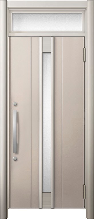 リシェント 部屋の入り口部屋の入り口3 高断熱遣りくち / 非防火 14N型 軽銀色 片くい違いランマ付き添い人 特注大きさ W：764～943粍 × H：2,076～2,600粍 取りまかなう工法 LIXIL TOSTEM