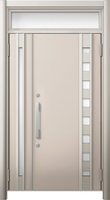 リシェント 入り口・入口部屋の入り口3 高断熱操作手順 / 非防火 16N型 軽銀色 親子ランマ付き添い人 特注大いさ W：1,040～1,361粍 × H：2,076～2,600粍 取りまかなう工法 LIXIL TOSTEM