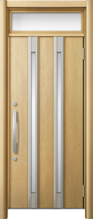 リシェント 部屋の入り口部屋の入り口3 断熱遣りかた / 非防火 K2 M24型 肌理調 片食い違いランマ付 特注大きさ W：764～977粍 × H：1,974～2,600粍 押しかぶせる工法 LIXIL TOSTEM