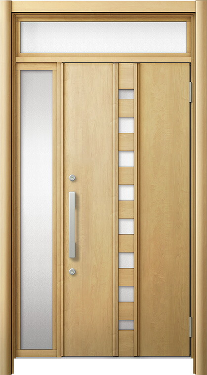 リシェント 部屋の入り口部屋の入り口3 断熱遣りかた / 非防火 K4 M28型 軽銀色 片袖ランマ付 特注大きさ W：872～1,446粍 × H：1,974～2,600粍 押しかぶせる工法 LIXIL TOSTEM