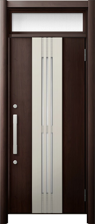リシェント 部屋の入り口部屋の入り口3 断熱遣りかた / 非防火 K4 M84型 肌理調  片食い違いランマ付 特注大きさ  W：814～977粍 × H：2,074～2,600粍 押しかぶせる工法 LIXIL TOSTEM
