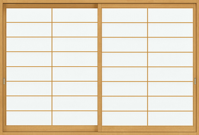 和障子 紙貼障子 サーモス用 引違い戸 2枚建て SKHHS-CA4 横繁 在来工法 窓タイプ 16509 W：1,660mm × H：948mm 新和風 LIXIL リクシル TOSTEM DIY リフォーム