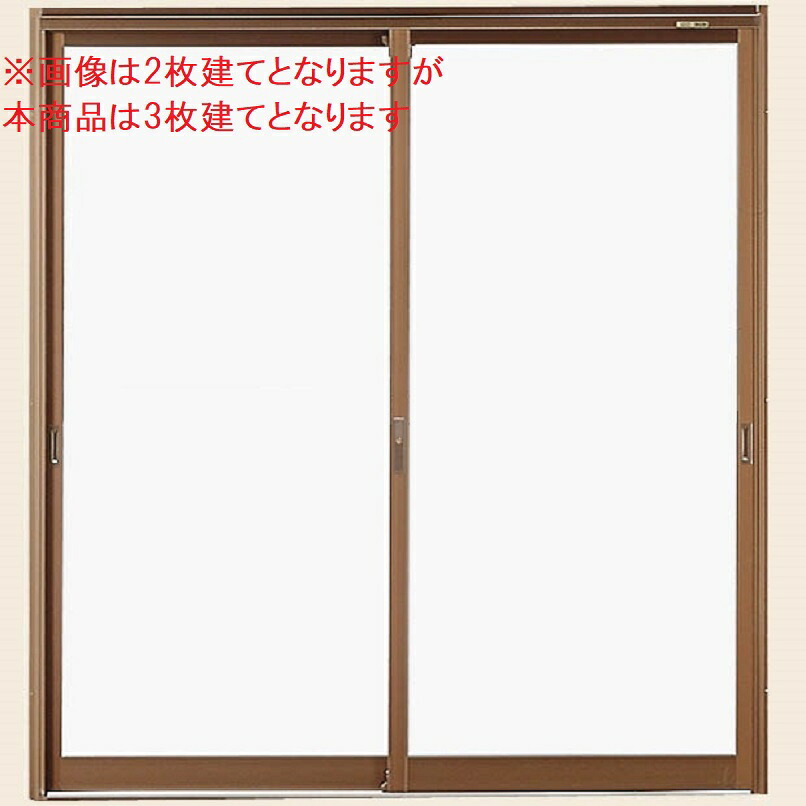 バス発着場引戸 内付型 3枚建て 1枚硝子操作手順 ランマなし 25620-3 W：2,600粍 × H：2,000粍 バス発着場 引戸 土間 LIXIL リクシル TOSTEM トステム