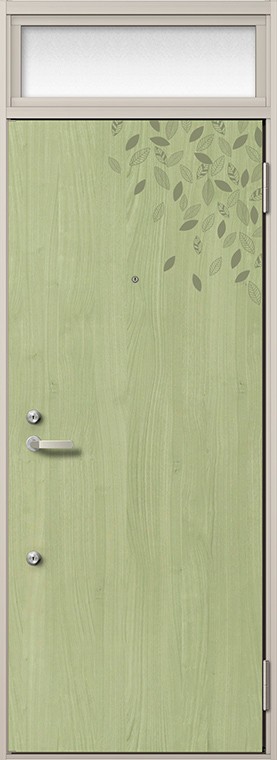 リジェーロα アパートドア 非防火 23型 2ロック / K2仕様 ランマ付き W:785mm × H:2,225mm LIXIL リクシル TOSTEM トステム|セルフリフォームのミカタ