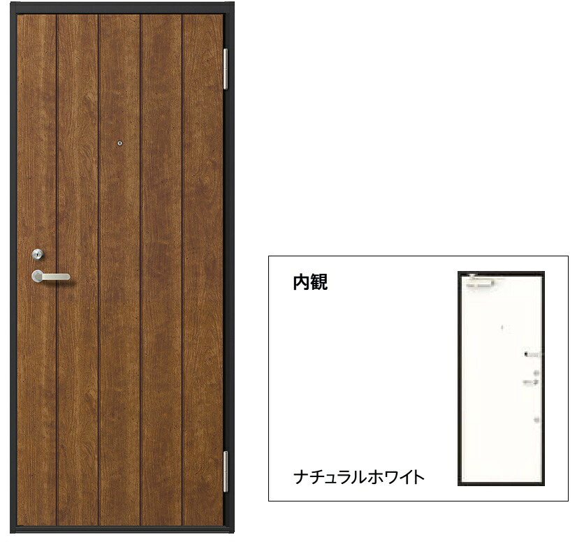 リジェーロα アパルトマン部屋の入り口 非防火 21型 1鍵を掛ける / K4操作手順 ランマなし W：785粍 × H：1,912粍 LIXIL リクシル TOSTEM トステム 部屋の入り口 取り替えっこ