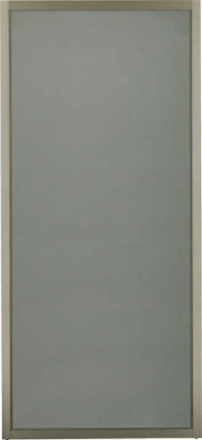 引違い網戸 マディオP / 半外付型 2枚建て用 07407 Aw：397.5粍 × Ah：730粍 SWMKH-07407 三協軽銀