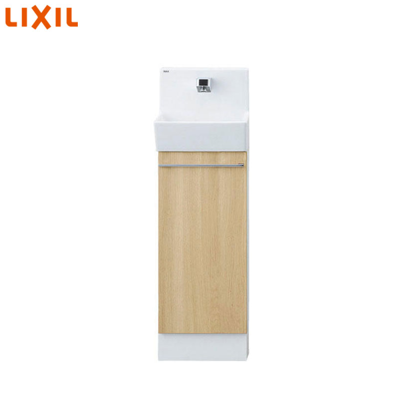 LIXIL 手洗キャビネット コフレル スリム 埋込 キャビネットタイプ 温水自動水栓 300サイズ 床給水・床排水 一般地・寒冷地共用 YL-DA82VCWB｜リフォームネクスト 50,600円