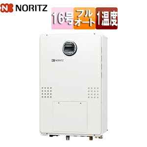 ノーリツ 熱源機 本体のみ 1体温 暖房装置電気容量14.0kW 室外壁掛型 なおなお書き築き上げる型 向こう正面排気ガス フルオート 16号 15A GTH-1654AW-BL