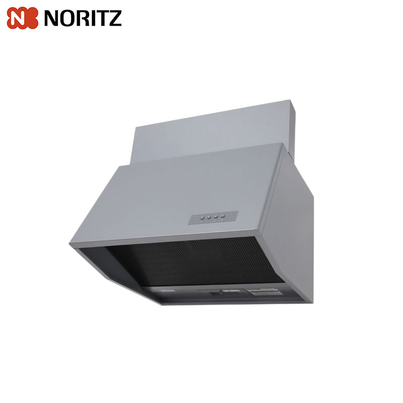 ノーリツ レンジフード シロッコファン 幅75cm 総高さ70cm ブーツ型 前幕板付属 シルバー NFG7B07SI