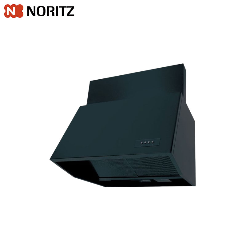 ノーリツ レンジフード シロッコファン 幅90cm 総高さ70cm ブーツ型 前幕板付属 ブラック NFG9B07BA
