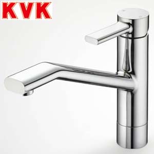 KVK キッチン用蛇口 台 シングルレバー混合水栓 流し台用 一般地 KM906｜リフォームネクスト