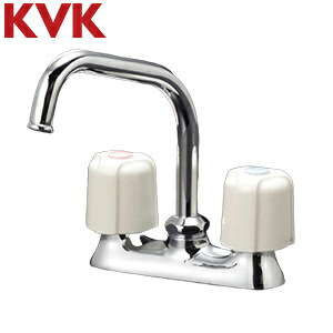 KVK キッチン用蛇口 台 2ハンドル混合水栓 首長190mm 一般地 KM17NER19