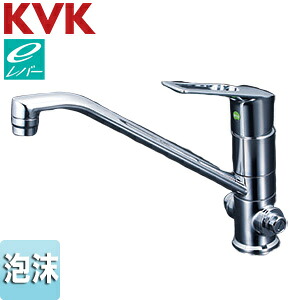 KVK キッチン用蛇口 台 シングルレバー式混合栓 止水栓付 泡沫 一般地 KM5151TEC