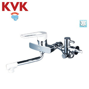 KVK キッチン用蛇口 壁 シングルレバー混合水栓 分岐口付 スパウト170mm 寒冷地 MSK110KZB 16,204円
