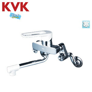 KVK キッチン用蛇口 壁 取替用シングルレバー混合水栓 分岐口付 スパウト170mm 寒冷地 MSK110KWTK 13,432円
