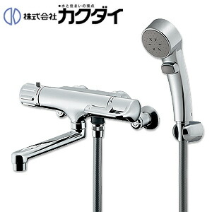 楽天市場】サーモシャワー混合栓 173-061 カクダイ KAKUDAI 風呂用水栓