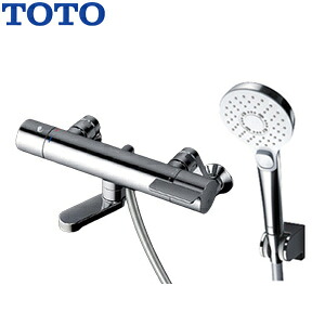 TOTO 風呂場用水道の栓 GGつづき物 壁 洗い場専用 サーモスタット付シャワー二階建てバス練り合わせる水栓 コンフォートウエーブクリックシャワー(めっき) スパウト70粍 原則として地 TBV03450J