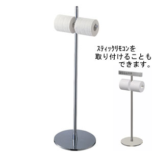 TOTO スタンド式二連紙巻器 黄銅製 アクセサリー YH63SD｜リフォームネクスト