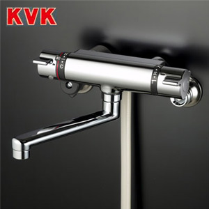 KVK 【SALE】風呂場用水道の栓 壁 風呂桶・洗い場兼用 KF800Tつづき物 サーモスタット付シャワー二階建てバス練り合わせる水栓 めっき遣りかた 原則として地 KF800T