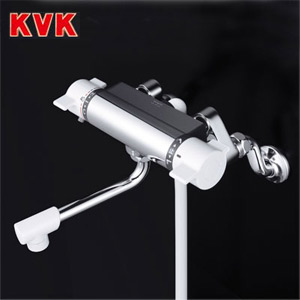KVK 風呂場用水道の栓 壁 風呂桶・洗い場兼用 KF800Uつづき物 取替用サーモスタット付シャワー二階建てバス練り合わせる水栓 めっき遣りかた 原則として地 KF800U