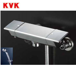 KVK 風呂場用水道の栓 壁 洗い場専用 サーモスタット付シャワー2階建てバス組みあわせる水栓 盛りだくさん金属元素 押し並べて地 KF3050