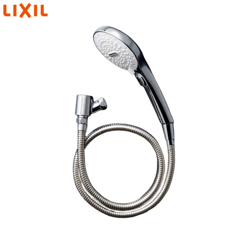 LIXIL シャワーヘッドセット 取り替え用部分品 SPA U 取り替えっこ付 めっき 金属元素調しろがね色導管 長さ1.6m 繋ぎ合わせる螺旋釘:G1/2 BF-SR7MBGE(1.6)-10-AT