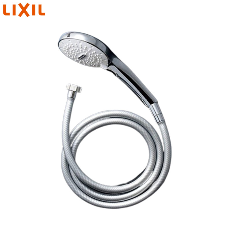 LIXIL シャワーヘッドセット 取り替え用部分品 SPA U めっき 金属元素調しろがね色導管 長さ1.6m 繋ぎ合わせる螺旋釘:G1/2 BF-SR7BG(1.6)