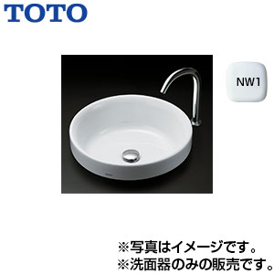 TOTO 洗面器単品 ベッセル式 丸形 φ400 ホワイト LS703#NW1