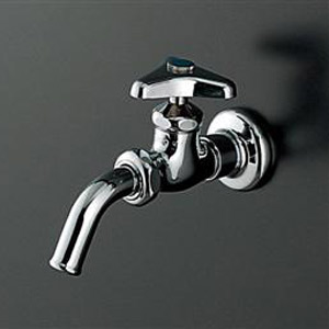 TOTO ユーティリティ用蛇口 壁 単水栓 13mm 横水栓 送り座付 吐水口回転 節水こま 一般地 T200ESNR13C
