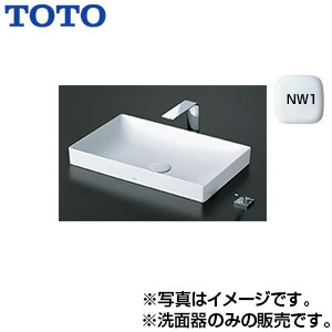 TOTO 洗面器単品 ベッセル式 角形 ホワイト LS916#NW1|リフォームネクスト