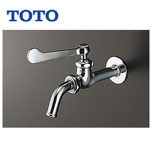 TOTO ●ユーティリティ用蛇口 壁 単水栓 13mm 横水栓 胴長 吐水口回転式 一般地 T200BSQ13C