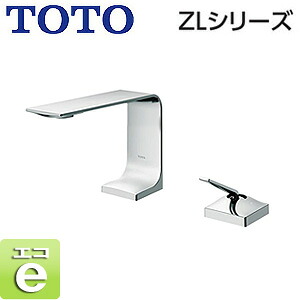 TOTO 洗面用蛇口 ZLシリーズ 台 シングルレバー混合水栓 φ35 エコシングル 滝状 メタル 首長144mm ワンプッシュなし 一般地 TLP02303JA