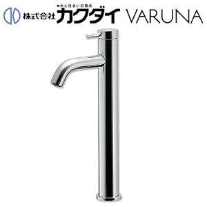 カクダイ 洗面用蛇口 VARUNA 台 単水栓 立水栓 スパウト108mm 吐水口高さ207mm トール 一般地 716-255
