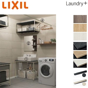 LIXIL ●洗面かざり付ける台書き割り ランドリーつけ加える 間口919粍 洗面器 どんぶり鉢真っただ中 シングル生き肝雑ぜ合わせる水栓 S落とし穴(床水抜き) 1面鏡 ウォール棚 ランドリー赤ちょうちん1本 原則として地 FLEFO-090E5Y-S-set1