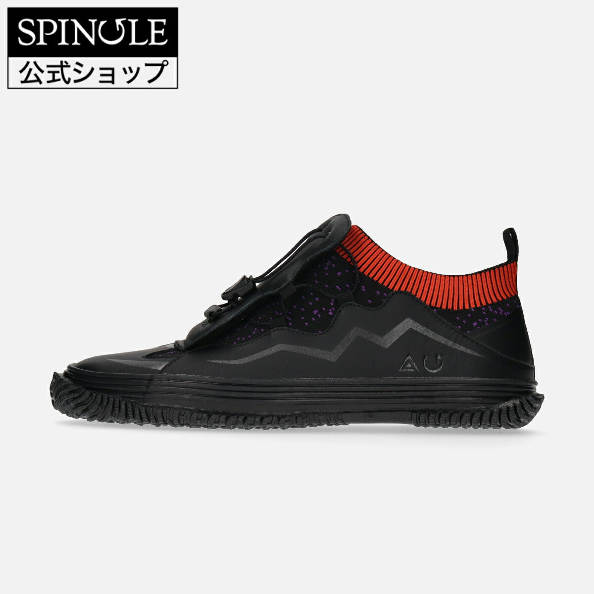 【スピングル公式楽天市場店】SPINGLE × 攻殻機動隊 SP-SAC_2045-A Black/Purple スピングル SP-SAC_2045-A ブラック/パープル 革 スニーカー【送料無料】【サイズ交換可】【楽ギフ_包装】画像