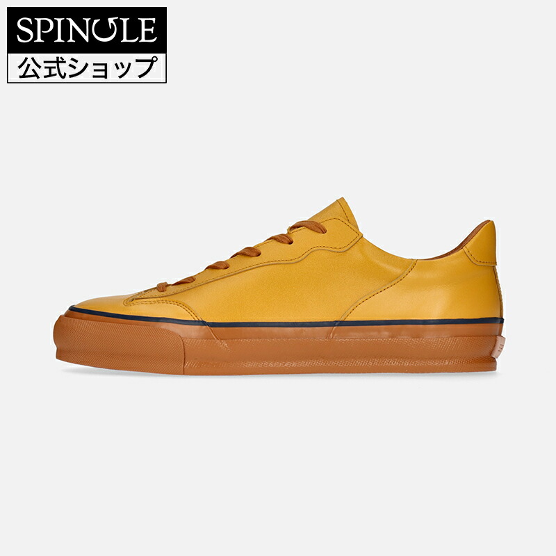 【百貨店SALE】【取り替えっこ返品無料】SPINGLE SP-1034 Mustard スピングル SP-1034 洋芥子 革 スニーカー【貨物輸送無料】【大きさ取り替えっこ可】【楽ギフ_荷造り】
