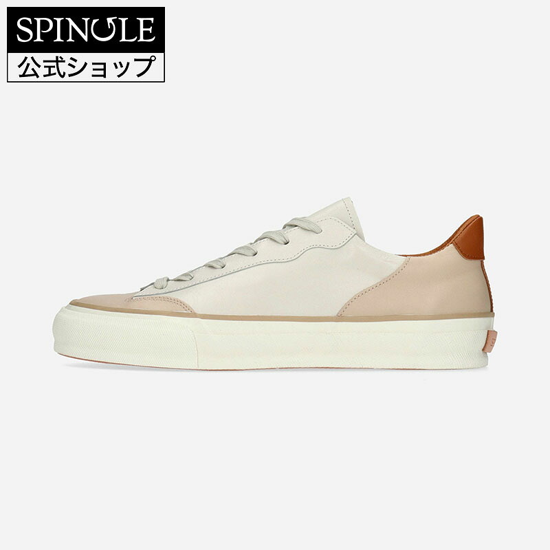 【お買い物マラソン】【交換返品無料中】【スピングル公式店】SPINGLE SP-1034 White/Beige スピングル SP-1034 ホワイト/ベージュ 革 スニーカー【送料無料】【サイズ交換可】【楽ギフ_包装】｜Refuge／リフュージ