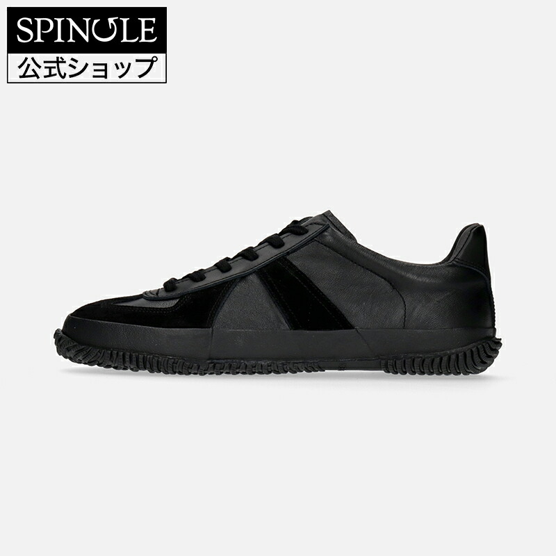 【百貨店SALE】【取り替えっこ返品無料】SPINGLE SP-1047 Black スピングル SP-1047 黒いこと 革 スニーカー【貨物輸送無料】【大きさ取り替えっこ可】【楽ギフ_荷造り】