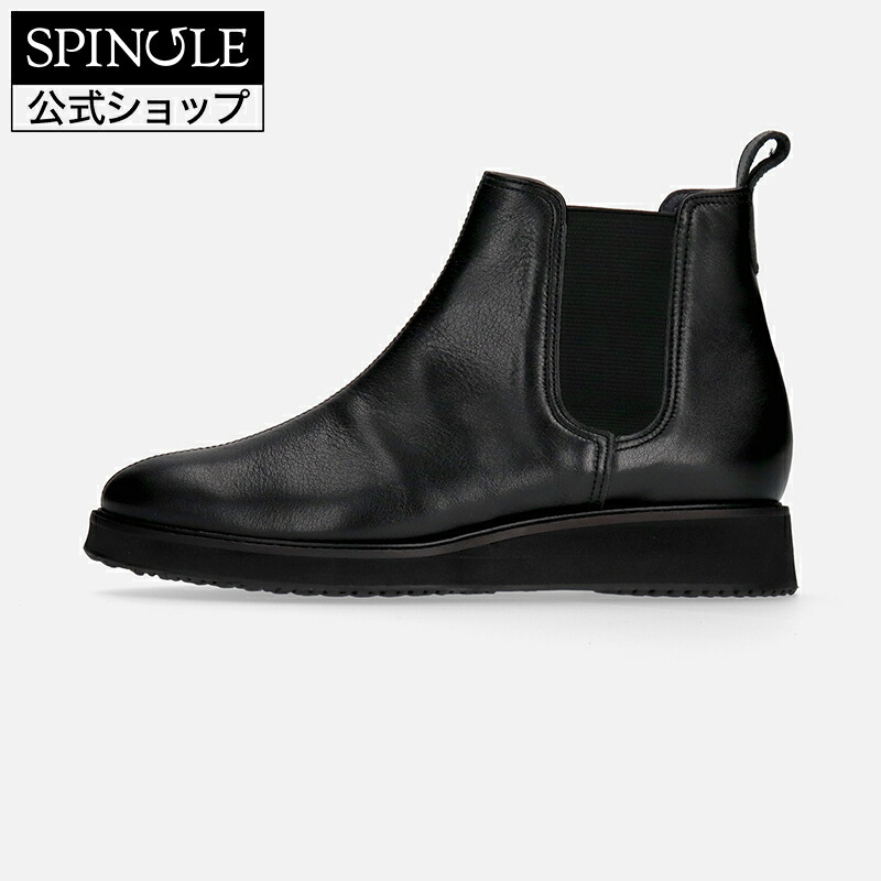 【百貨店SALE】【取り替えっこ返品無料】SPINGLE SP-1819 Black スピングル SP-1819 黒いこと 革 スニーカー【貨物輸送無料】【大きさ取り替えっこ可】【楽ギフ_荷造り】