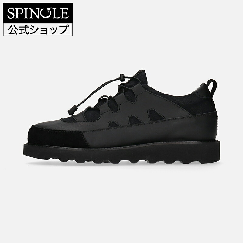 【百貨店SALE】【取り替えっこ返品無料】SPINGLE SP-1903 Black スピングル SP-1903 黒いこと 革 スニーカー【貨物輸送無料】【大いさ取り替えっこ可】【楽ギフ_荷拵え】